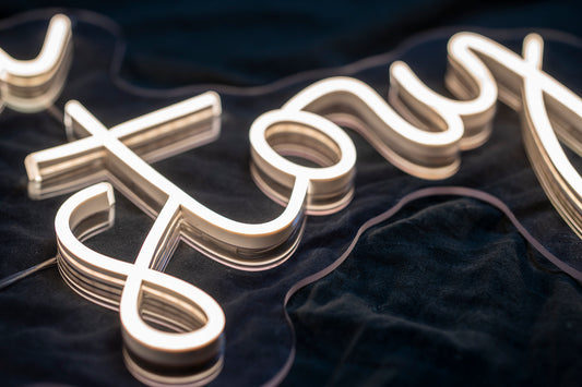 Types of neon LED signs