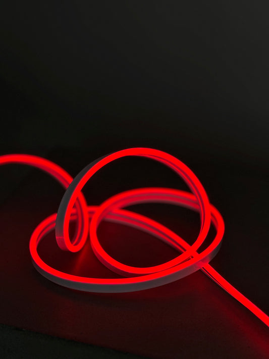 Гибкая неоновая лента Red 12V/DC – LED шнур, 6x12мм, 9Вт/м