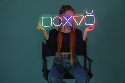 "Playstation Icons" Neon LED Sign