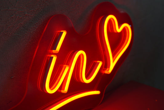 "In Love" Neon LED Sign