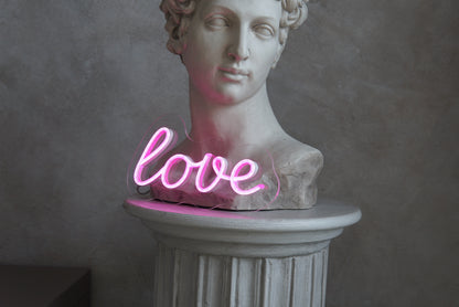 "Love 2" Neon LED Sign