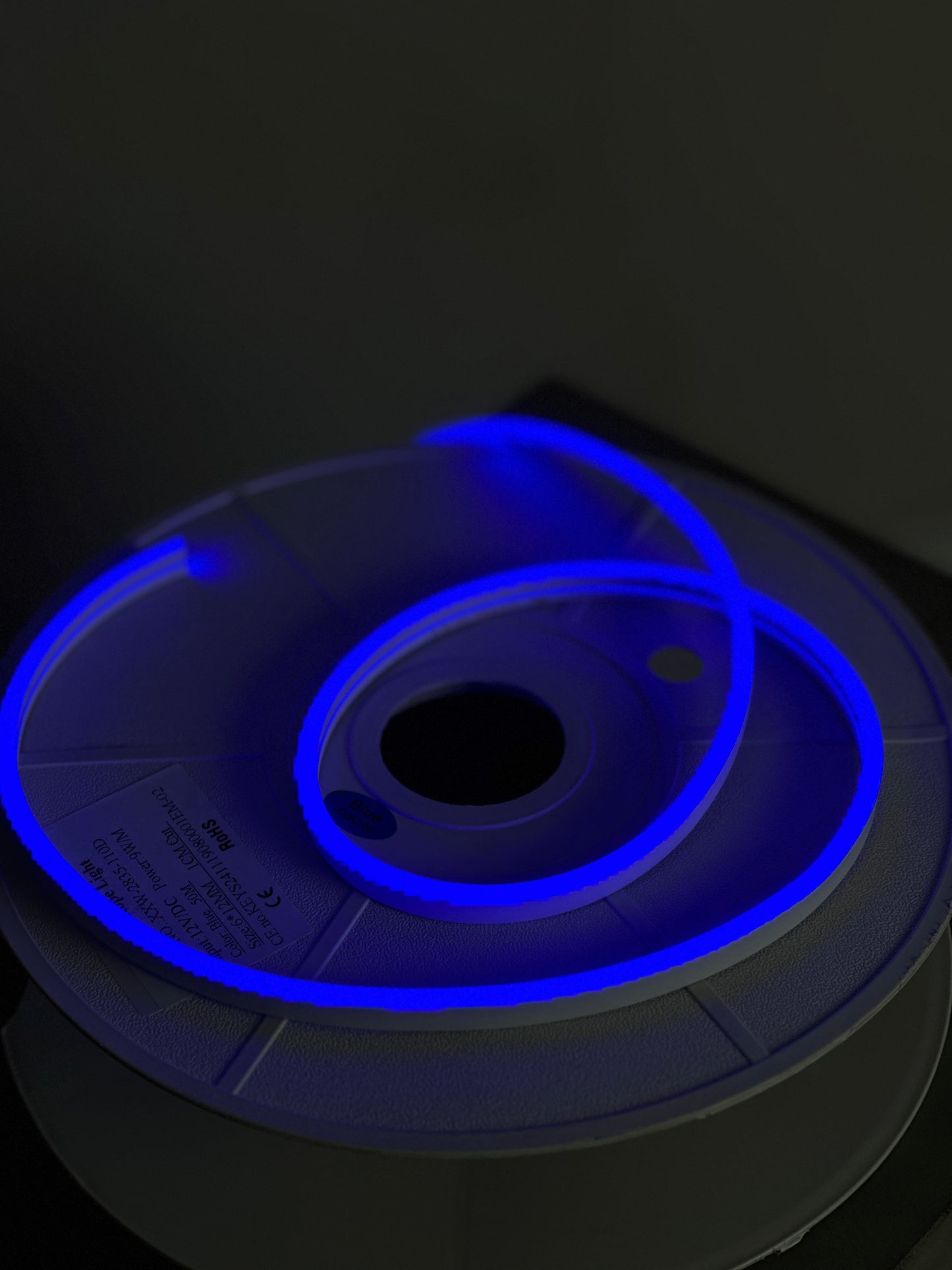 Гибкая неоновая лента Blue 12V/DC – LED шнур, 6x12мм, 9Вт/м