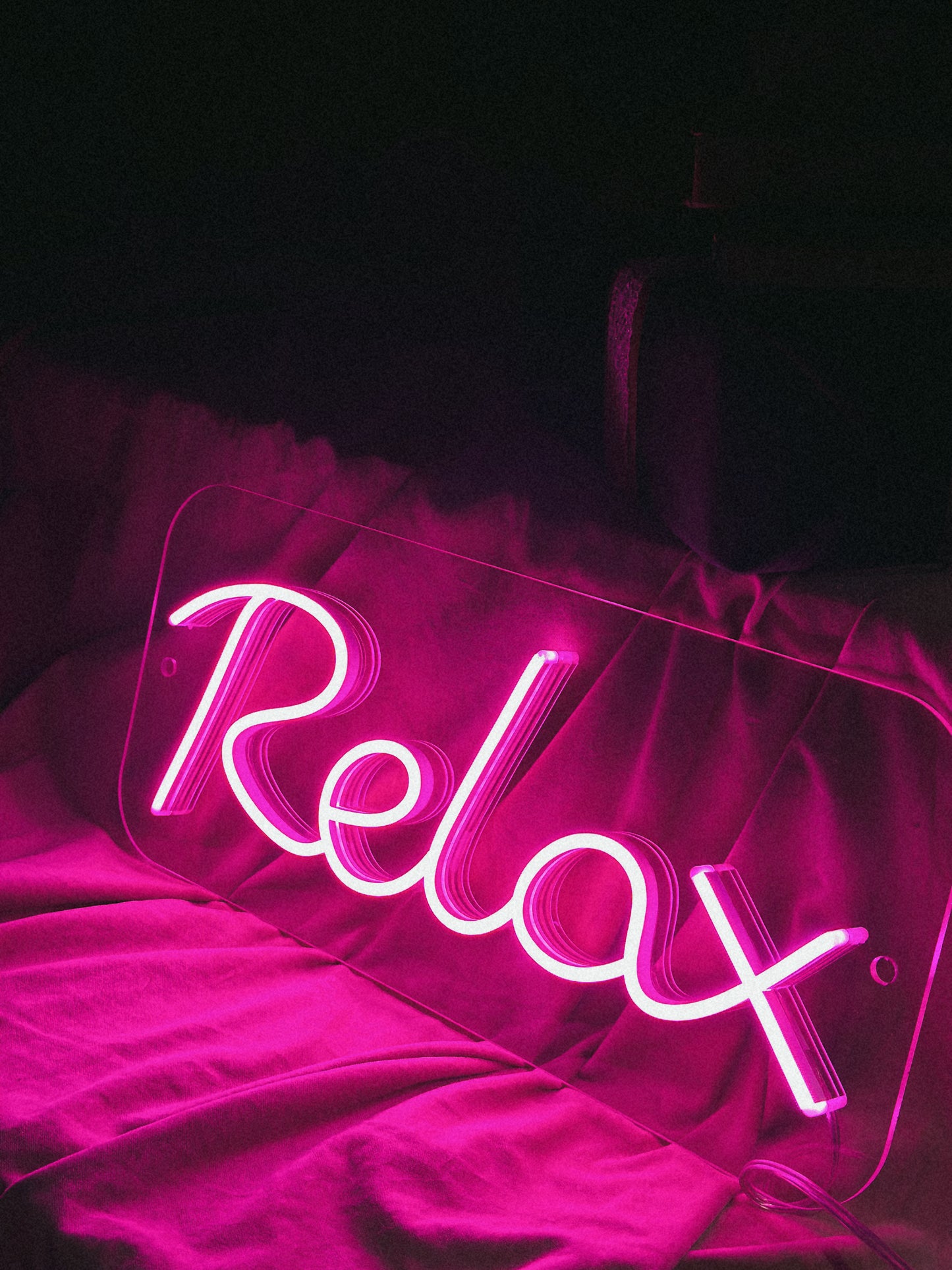 "Relax" Neon LED Sign