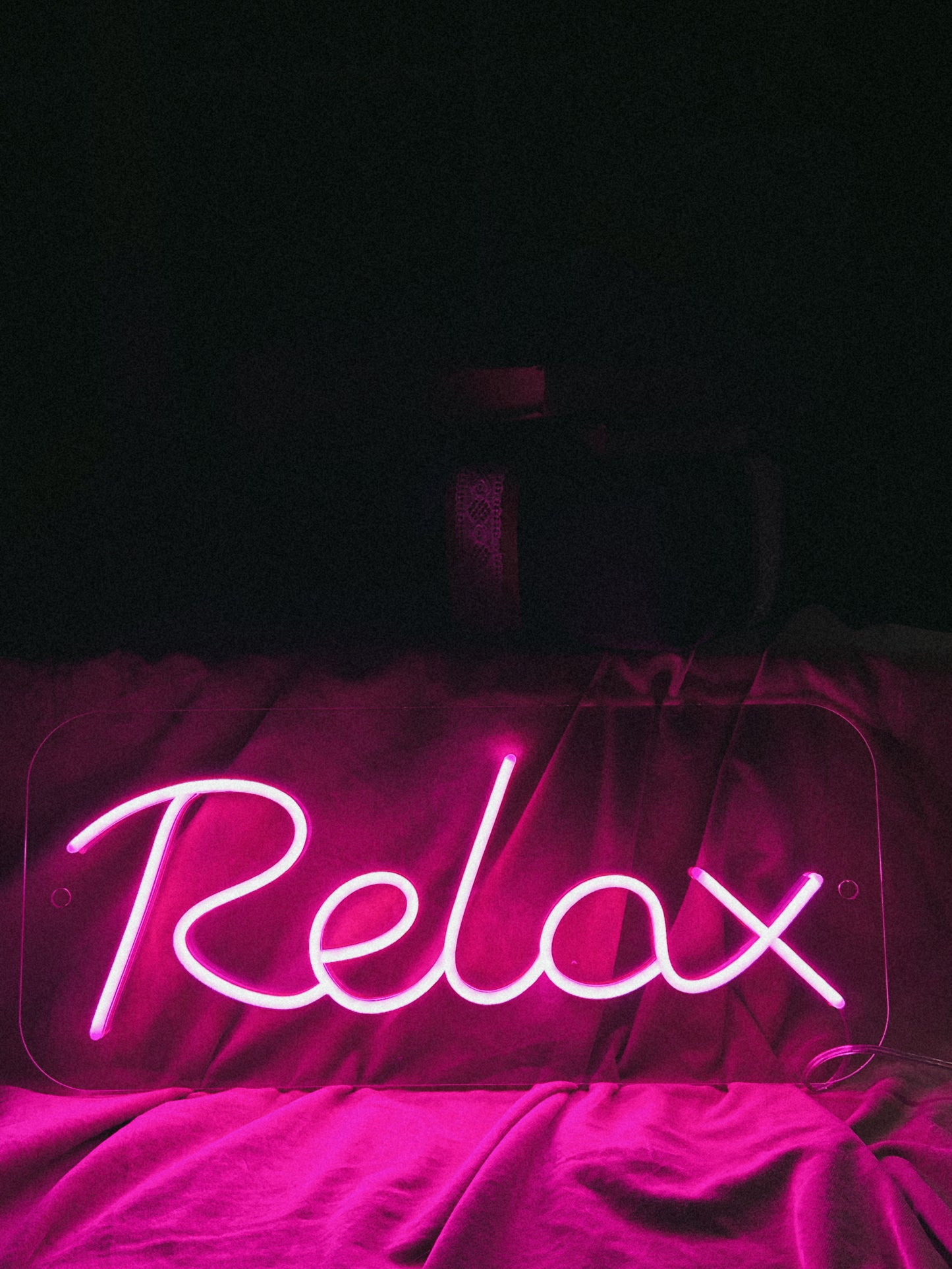 "Relax" Neon LED Sign