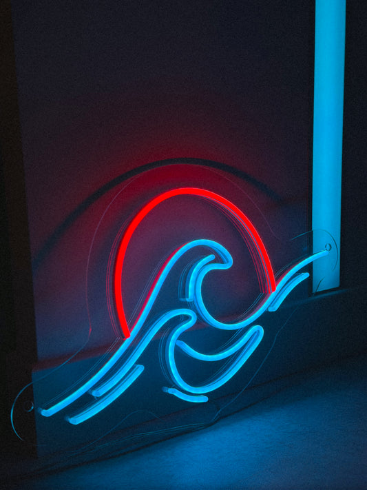 "Wave" Neon LED Sign