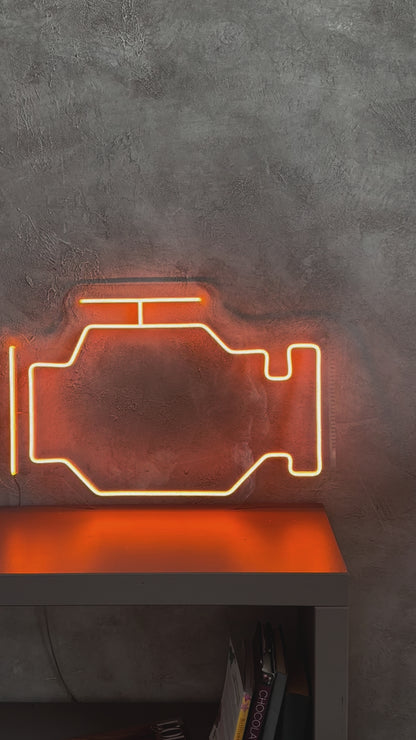 "Check Engine" Neon LED Sign