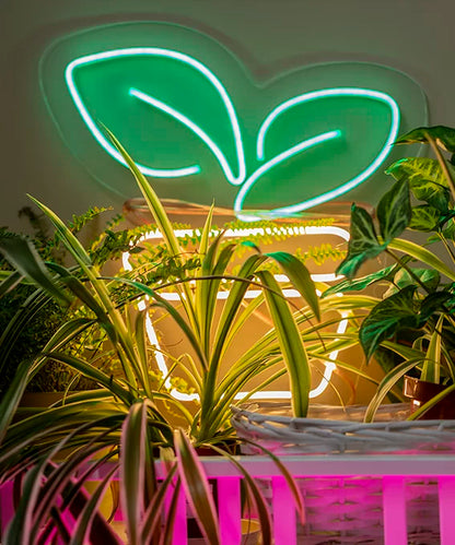 "Plant" Neon LED Sign