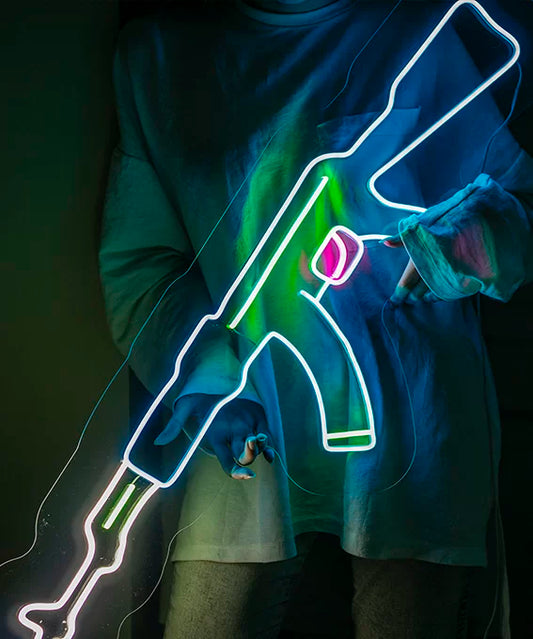 "Kalashnikov rifle" Neon LED Sign