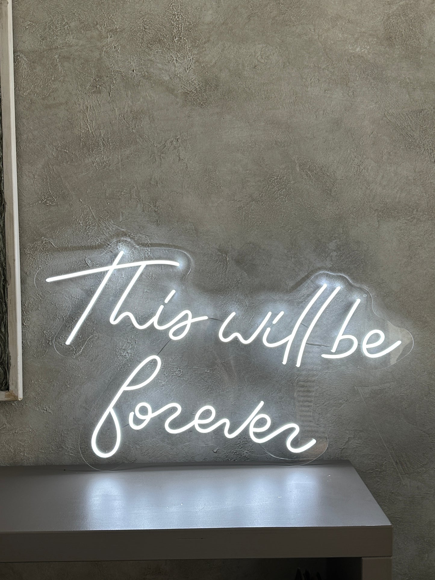 "This Will Be Forever" Neon LED Sign